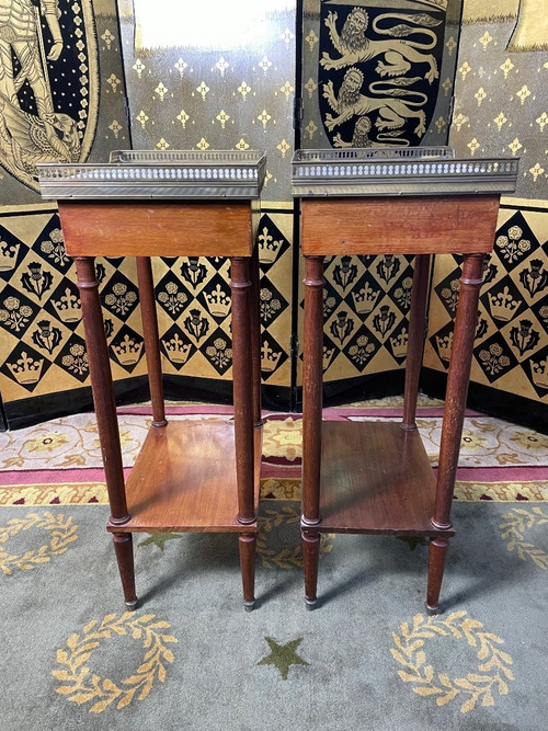 Pair Of Louis XVI Style Bedside Tables