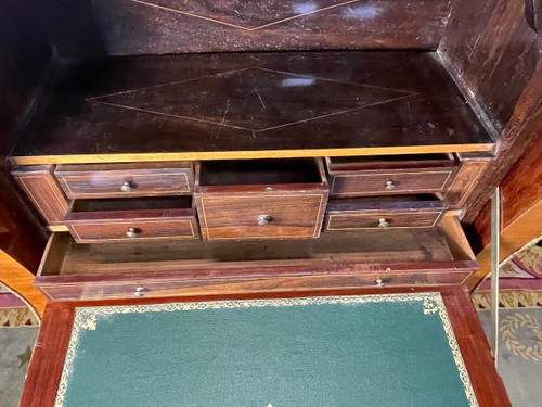 Louis XV Style Marquetry Secretary