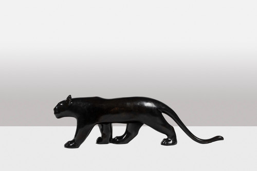 François Pompon. “Large black panther”, bronze, 2006 print.