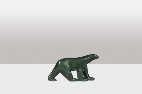 François Pompon. “White Bear”, bronze, 2006 print.