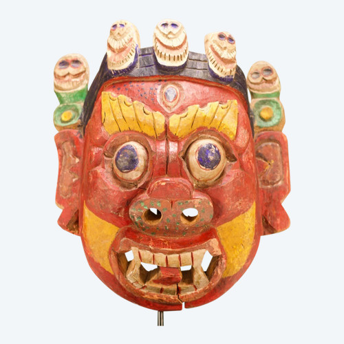 Cham Mahakala mask Tibet / Nepal