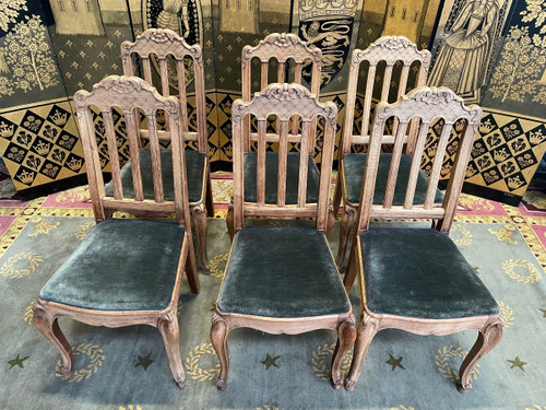 Suite Of 6 Louis XV Style Chairs