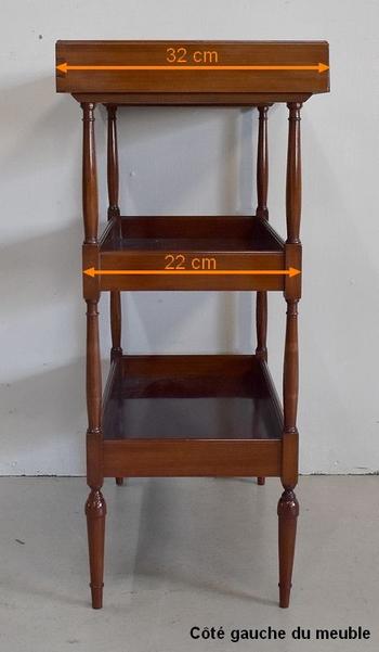 Small Powder Table in Mahogany, "Escalier de Cristal" manufacture, Louis XVI style - Late 19th century