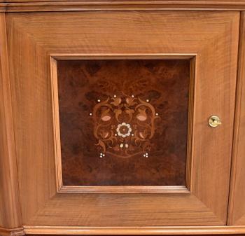 Credenza in noce, gusto J. Leleu - Metà del XX secolo