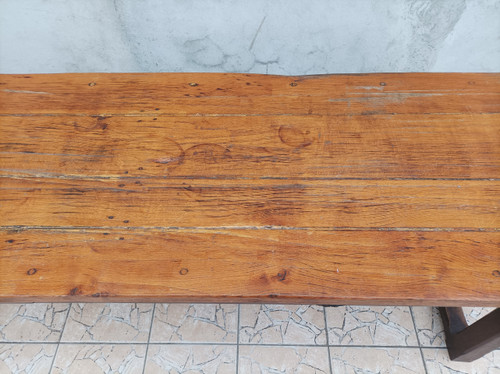 19th century oak farm table