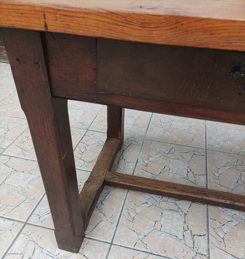 19th century oak farm table