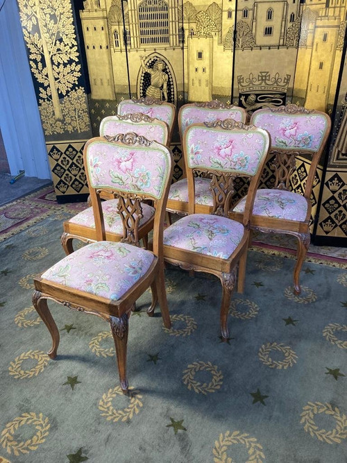 Suite De 6 Chaises Anglaises - Louis XV