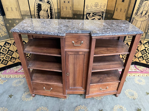 Credenza - Buffet in stile Luigi XVI En Noyer