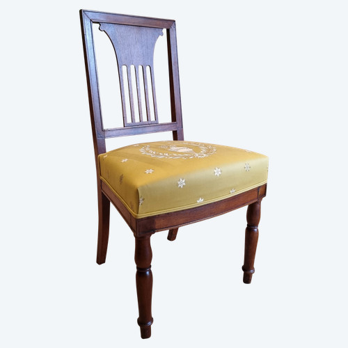 Georges Jacob et Jacob Desmalter ( 1803-1813 ) : chaise estampillée d’époque Empire