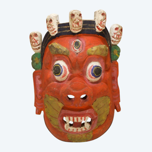 Maschera Cham Mahakala Tibet/Nepal