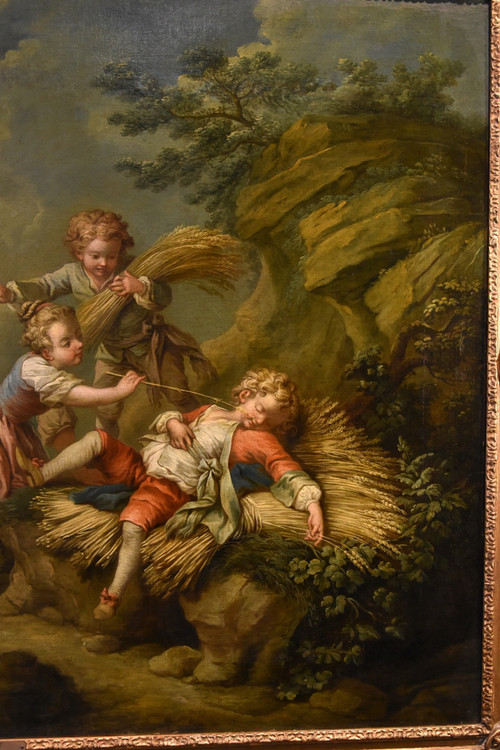 Game Of Children (allegory Of Summer), Etienne Jeaurat (vermenton 1699 - Versailles 1789)