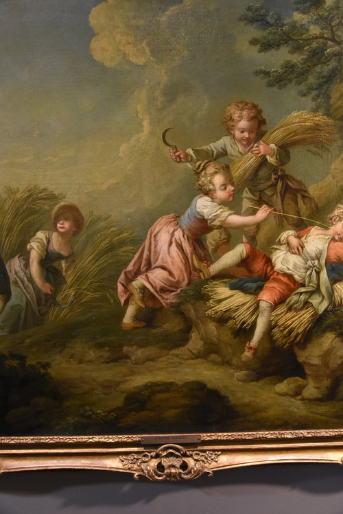 Game Of Children (allegory Of Summer), Etienne Jeaurat (vermenton 1699 - Versailles 1789)