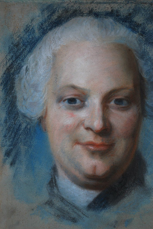 Portrait De Charles Jacques Collin  XVIIIème d'Après Quentin La Tour