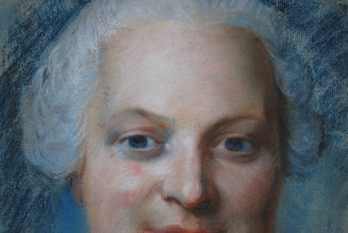 Portrait De Charles Jacques Collin  XVIIIème d'Après Quentin La Tour