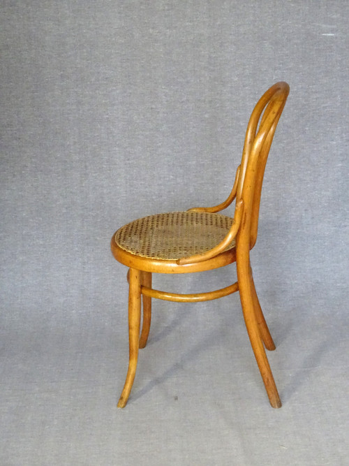 Chaise bistrot THONET N°18, vers 1875 cannage neuf