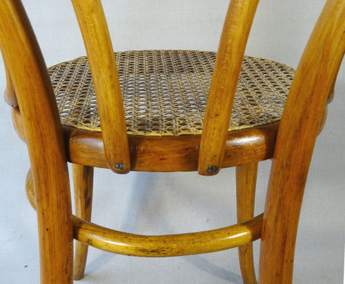 Chaise bistrot THONET N°18, vers 1875 cannage neuf