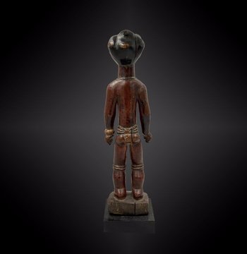 STATUETTE MASCULINE Culture Baoulé, Côte d'Ivoire Première moitié du XXème siècle 