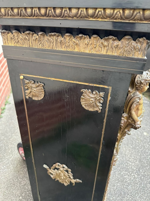 CREDENZA A INTARSIO NAPOLEONE III BOULLE