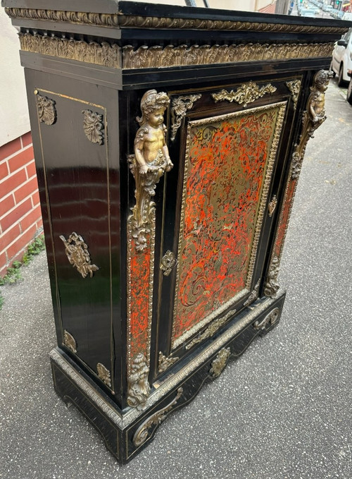 CREDENZA A INTARSIO NAPOLEONE III BOULLE