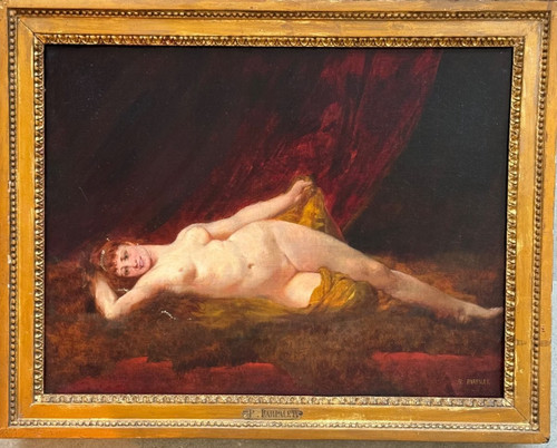 Oil On Canvas, Female Nude Signed Parpalet