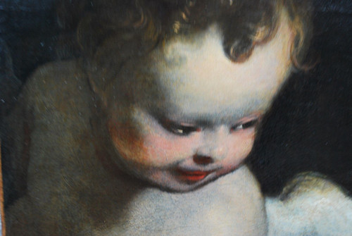 Putti, Huile Sur Toile Italie XVIIe siècle