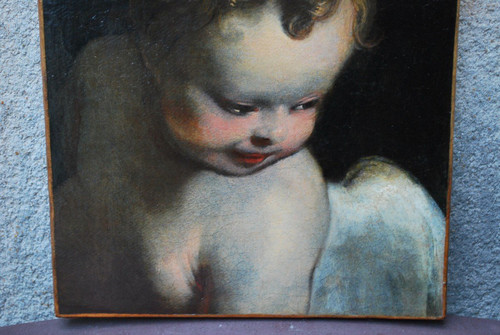 Putti, Huile Sur Toile Italie XVIIe siècle