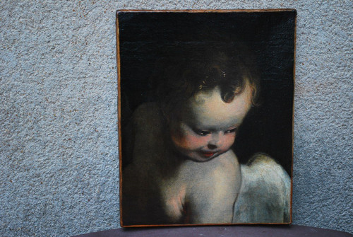 Putti, Huile Sur Toile Italie XVIIe siècle