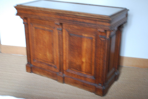 Oak Counter From The Late 19th Century