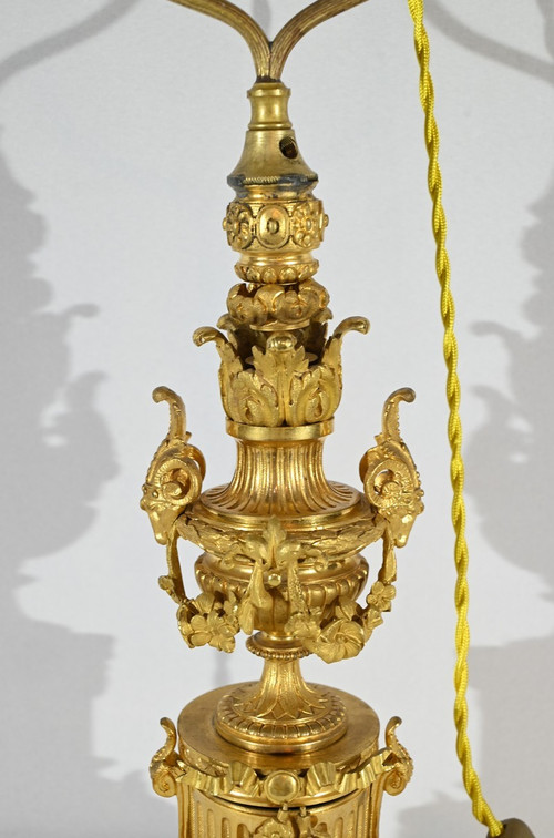 Gilded bronze lamp, Napoleon III period - mid-19th century