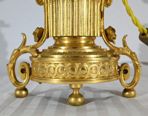 Gilded bronze lamp, Napoleon III period - mid-19th century