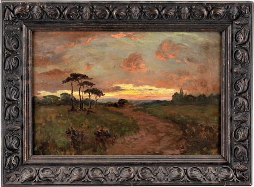 Evening Sky On A Vast Heath