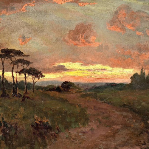 Evening Sky On A Vast Heath