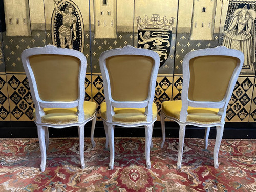 Suite Of 3 Louis XV Style Chairs