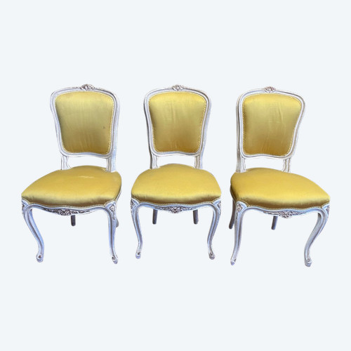 Suite Of 3 Louis XV Style Chairs