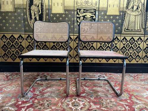 Pair Of Marcel Breuer B32 Chairs