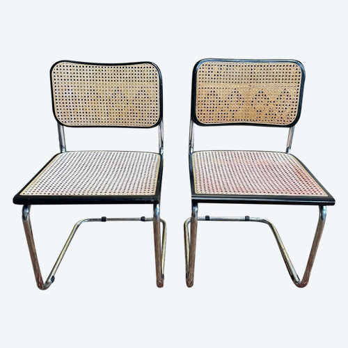 Pair Of Marcel Breuer B32 Chairs