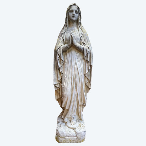 Statua in Pietra Ricostruita “Notre Dame De Lourde”