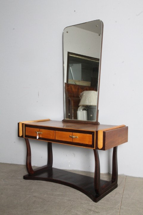 Ancient toilet - art deco console toilet from the 40s - 50s, Milan, unique design