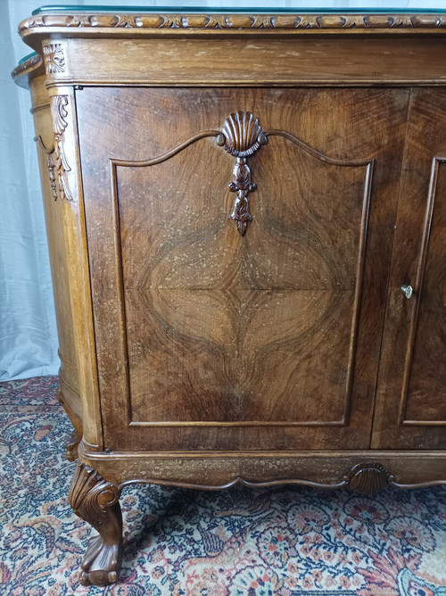 Chippendale English sideboard in mahogany Jellinek Paris