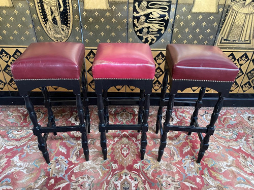 Suite Of 3 Bar Stools