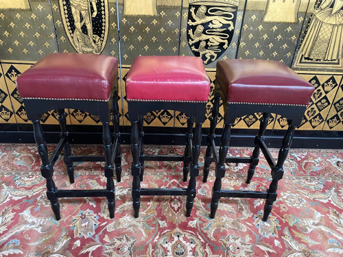 Suite Of 3 Bar Stools