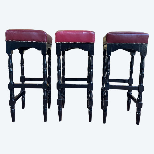 Suite Of 3 Bar Stools