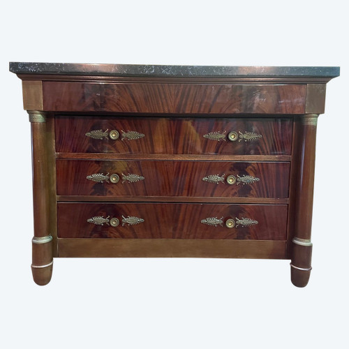 Commode De Style Empire En Acajou