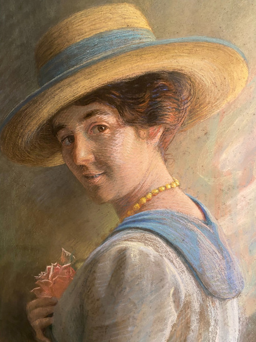 Portrait of a woman from 1918