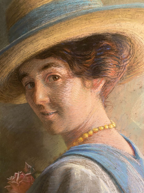 Portrait of a woman from 1918