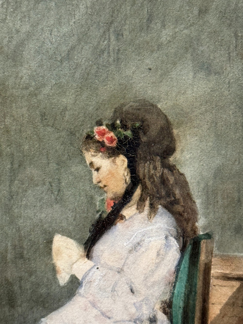 Henri René Gaume (1834) – Elegant bei der Arbeit, um 1868