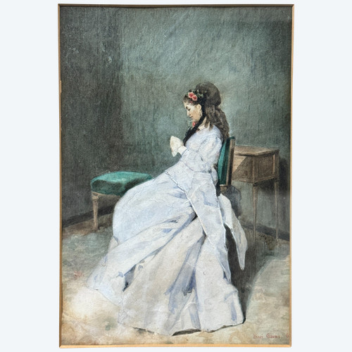 Henri René Gaume (1834) – Elegant bei der Arbeit, um 1868