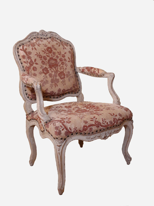 Suite of 4 Queen armchairs from the Louis XV period