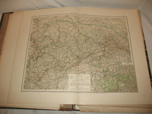 Handatlas de Andrees Raccolta di mappe in lingua tedesca Atlas del 1899