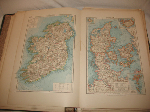 Handatlas de Andrees Raccolta di mappe in lingua tedesca Atlas del 1899